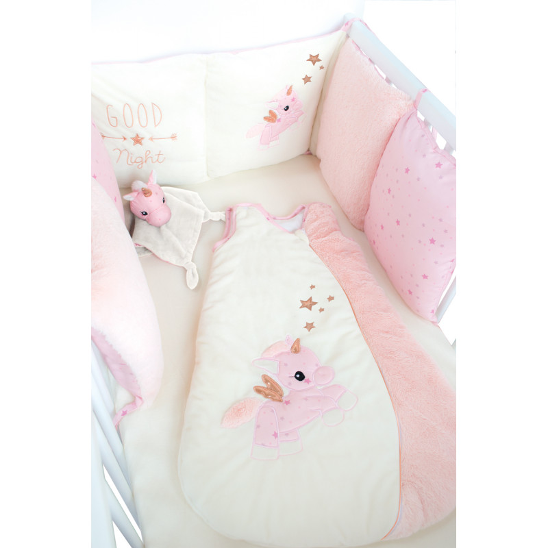 Couverture Microfibre Jolly La Licorne Domiva Momentbebe