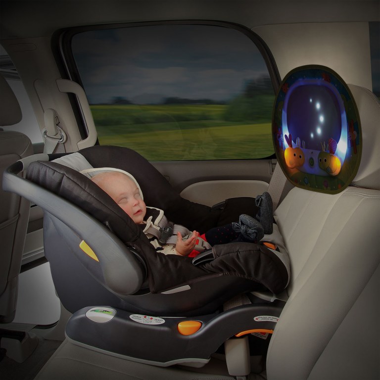 Miroir Musical Pour Surveiller Bebe En Voiture Munchkin Momentbebe