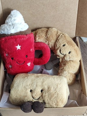 BOX PETIT DEJEUNER CHOCOLAT CHAUD JELLYCAT