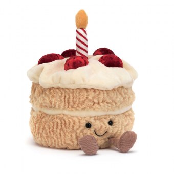 PELUCHE BIRTHDAY Gâteau D'anniversaire Amusant JELLYCAT
