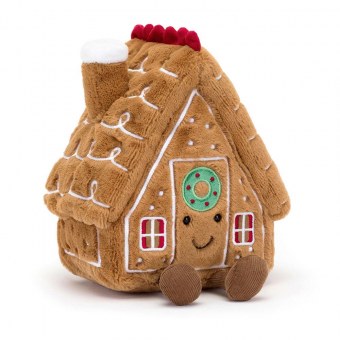 PELUCHE AMUSEABLE GINGERBREAD HOUSE JELLYCAT