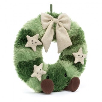 PELUCHE AMUSEABLE NORDIC SPRUCE WREATH JELLYCAT