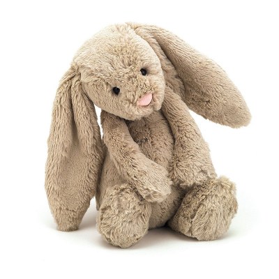 PELUCHE LAPIN BEIGE BUNNY BASHFUL MEDIUM JELLYCAT